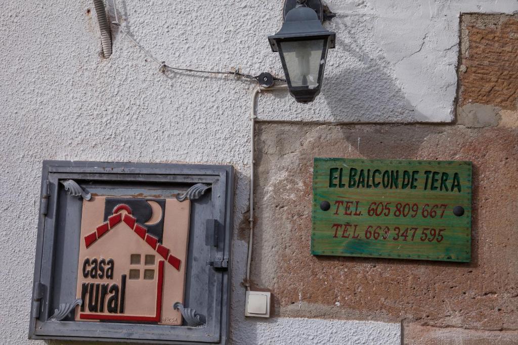 Casa Rural El Balcón De Tera Hostal Exterior foto